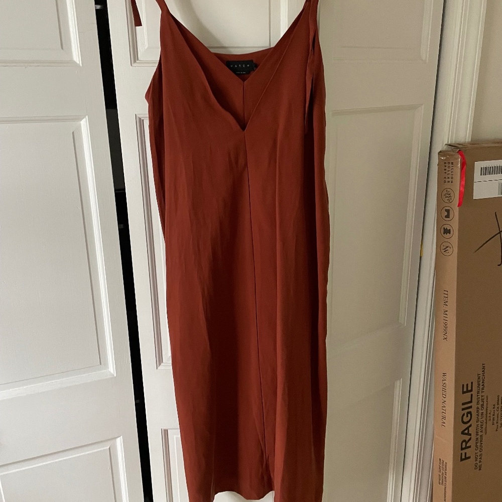 Hatch The Back In The Game Nursing Dress Size 2 Medium, Amber Brown